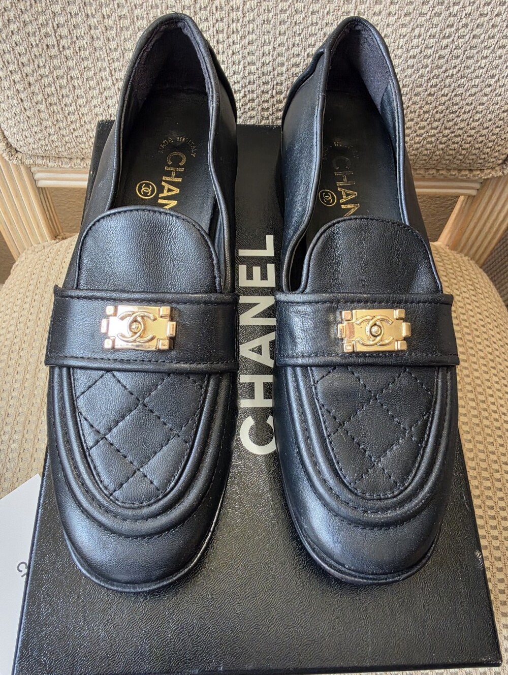 Chanel Quilted CC Turnlock Loafer, originally released around the 2020 seasonal